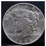 1934D peace dollar