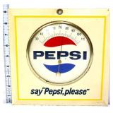 Vintage 9x9 Pepsi thermometer