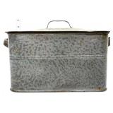 Vintage granite ham broiler
