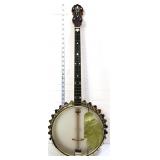 Vegaphone 4 string tubaphone banjo, serial 74078