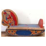 Vntg childs wood rocking horse