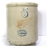 Vntg 5gal Red Wing crock dispenser see photos