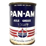 Vntg 1lb Pan-Am Axle Grease can, full NO SHIPPING