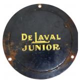Vntg metal 6.75in DeLaval Junior sign