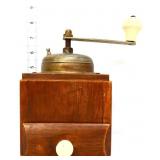 Vintage wood coffee grinder