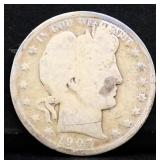 1907 barber half dollar