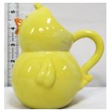 Yellow duckling figural creamer