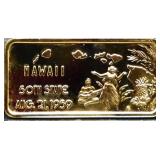 1 troy ounce Hawaii state silver bar