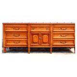 MCM United 7 drawer, 2 door dresser
