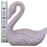 Fenton lavender satin swan figure