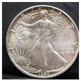1990 silver eagle coin