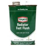 Vntg 1pt Texaco Radiator Flush can, full NO SHIP