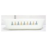 Vtg Fire King 441 milk glass candle glow casserole