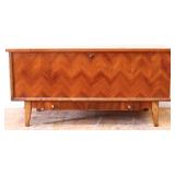 MCM Lane cedar lined blanket chest