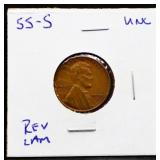 1955S Lincoln penny