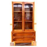 MCM 2 piece china cabinet