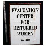 Metal Evaluation Center sign