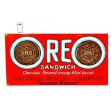 Porcelain 13x6.75 Oreo sign