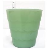 Vintage jadeite flower pot