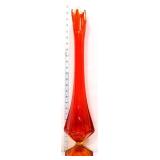 MCM Viking 24.5in epic amberina swung vase