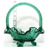 Fenton spruce green grapevine 3 toed basket