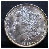 1884O Morgan silver dollar