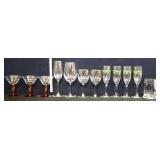 Lot of estate stemware