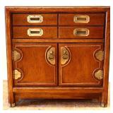 Vintage Hickory campaign nightstand