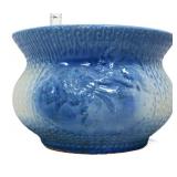 Vntg salt glaze spitoon see photos