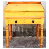 Vintage slant top secretary desk see photos