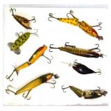 Lot of 8 vintage fishing lures