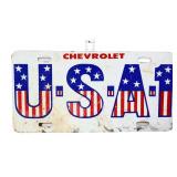 Vintage USA-1 Chevrolet booster plate