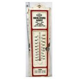 Vntg metal 3.5x13 Middleburg Agway thermometer