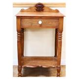 Vintage 1 drawer stand table