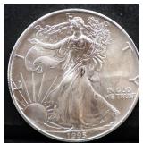 1995 silver eagle coin
