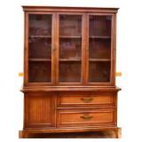 MCM Broyhill 2 piece china cabinet see pics