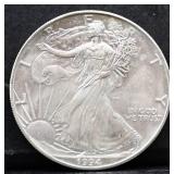 1994 silver eagle coin