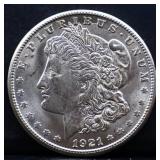 1921S Morgan silver dollar