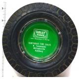Vintage Kelly Tires adv ashtray