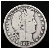 1912 barber half dollar