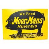 Vntg metal 18x12 Moor Man