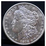 1878S Morgan silver dollar