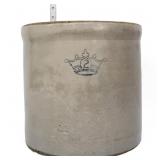 Vntg 2gal stoneware pickle crock see photos