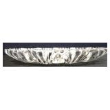 Vintage clear glass egg dish