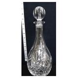 Towle crystal wine decanter w/ stopper