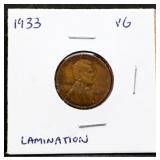 1933 Lincoln penny