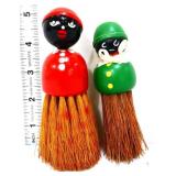 Lot of 2 Americana barber brushes