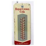 Vntg metal 10x25.5 Royal Crown Cola therometer