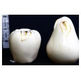 Pair Lenox apple & pear salt/pepper shakers