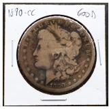 1890 Carson City Morgan silver dollar